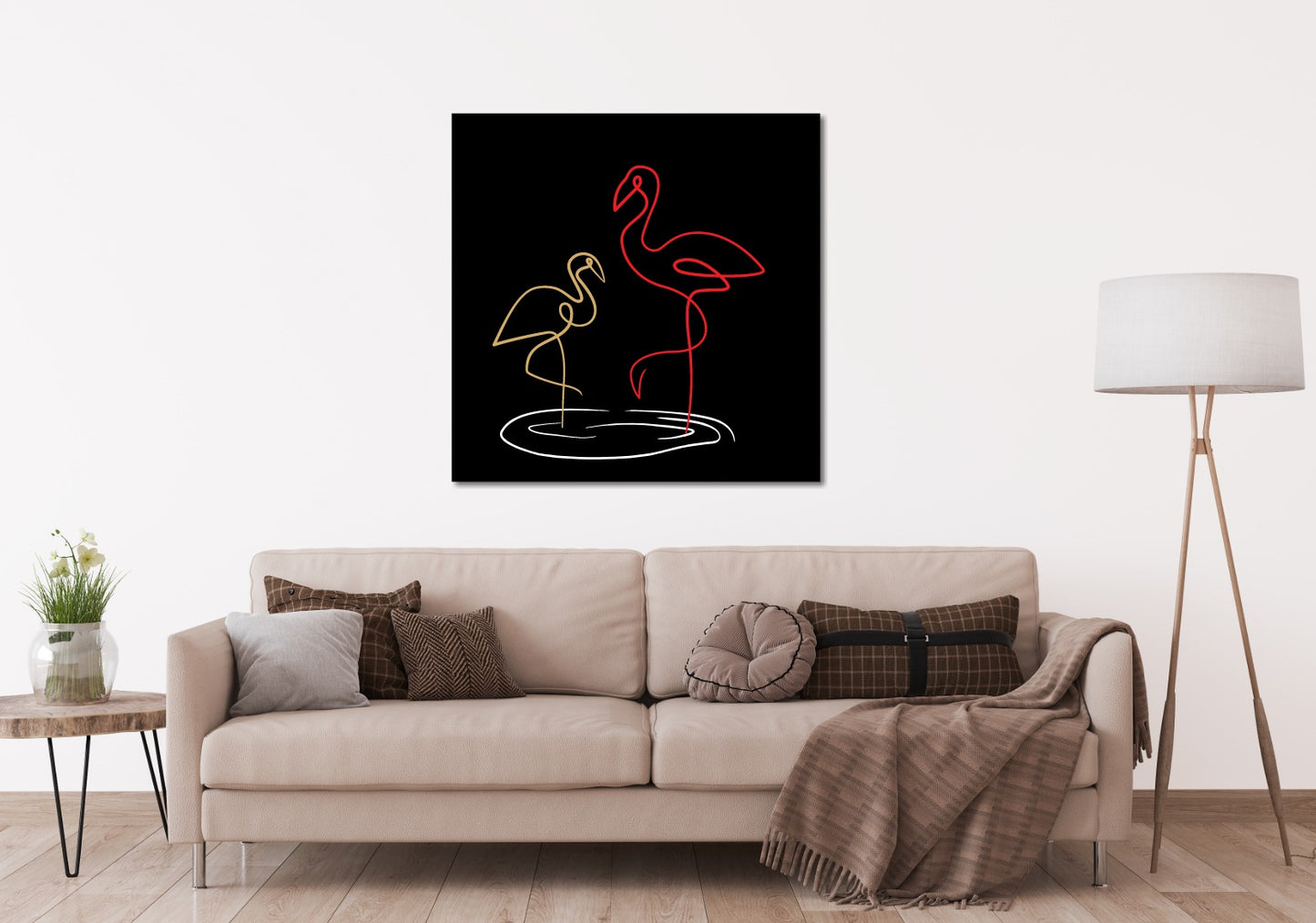 Two Ducks" Wall Art – A Perfect Blend of Elegance and Charm