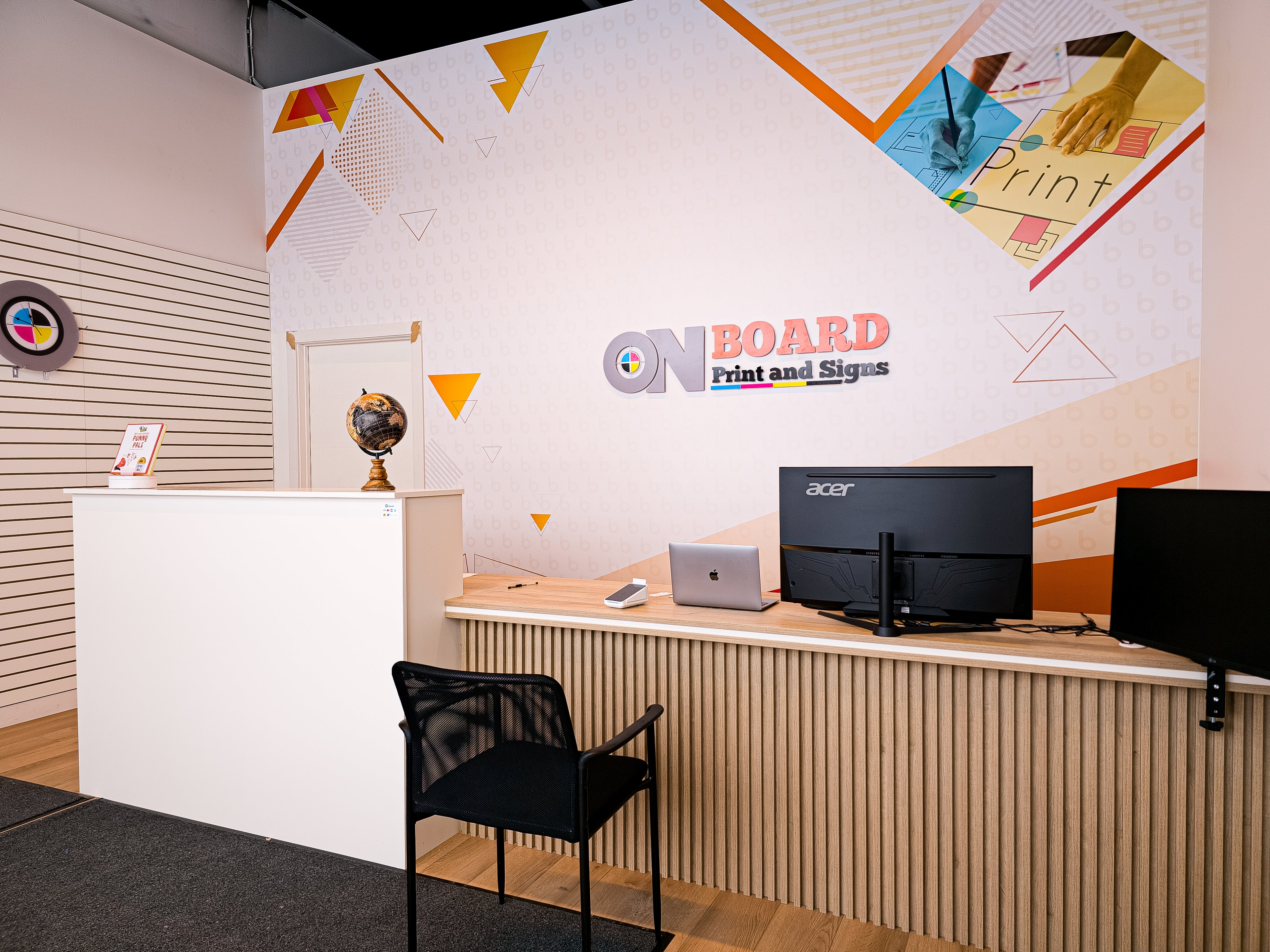 store front desk